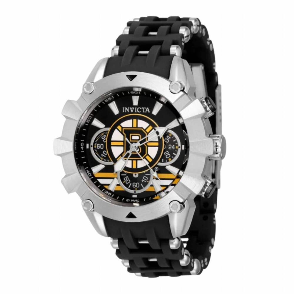 NEW INVICTA men's nhl sea spider quartz chrono watch in toronto maple leafs